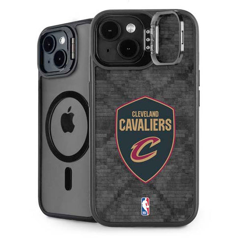NBA Cleveland Cavaliers Dark Rust iPhone 15 Kickstand Case